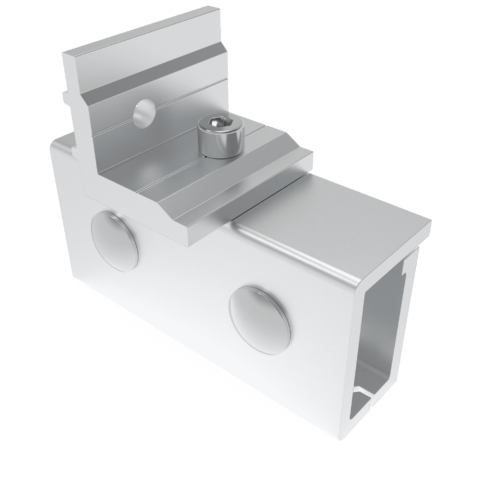 This picture shows a standing seam clamp FB for sheet metal seams.
