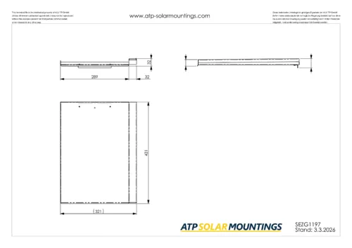 This picture shows a replacement tile for the roof tile TGL.