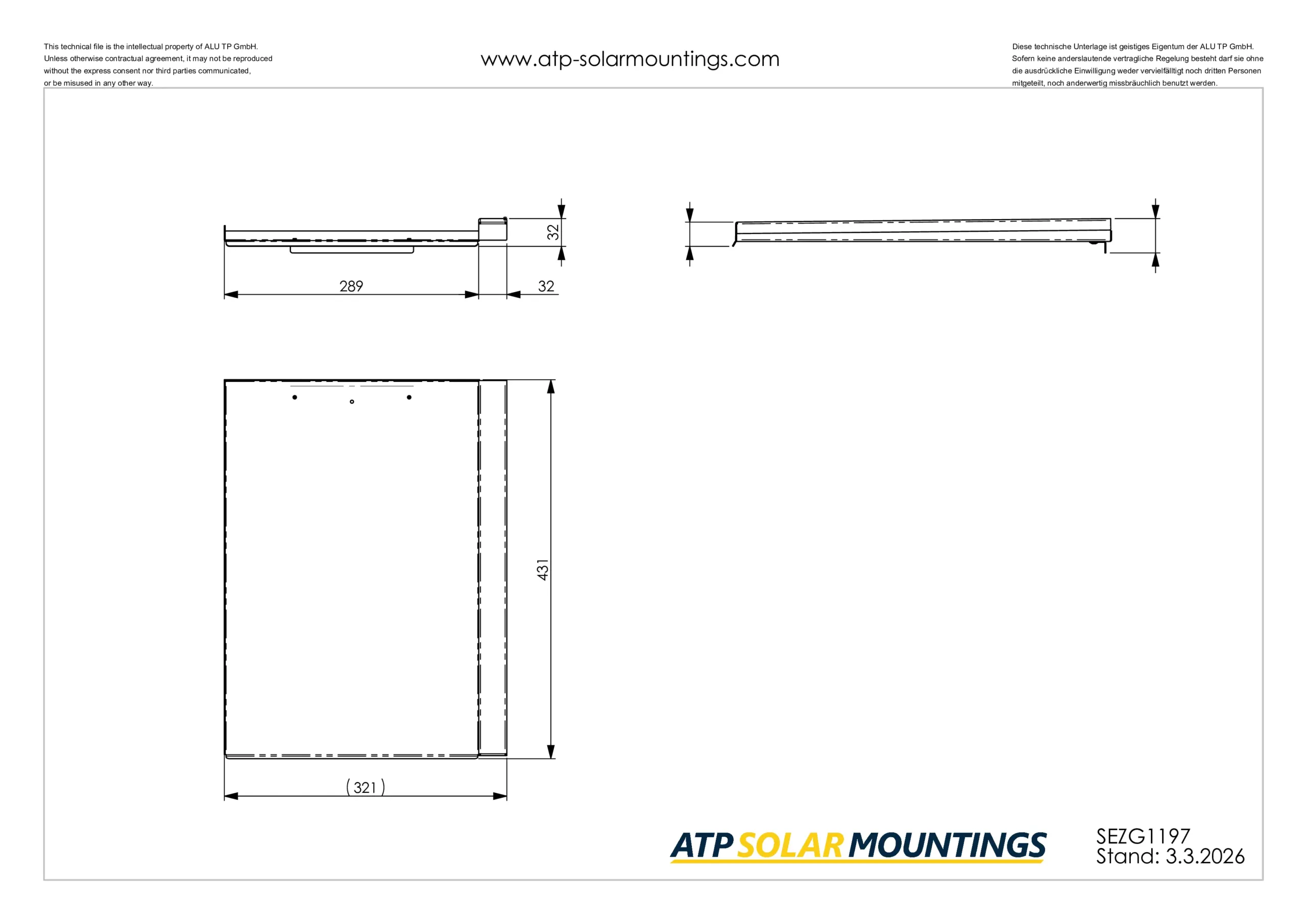 This picture shows a replacement tile for the roof tile TGL.