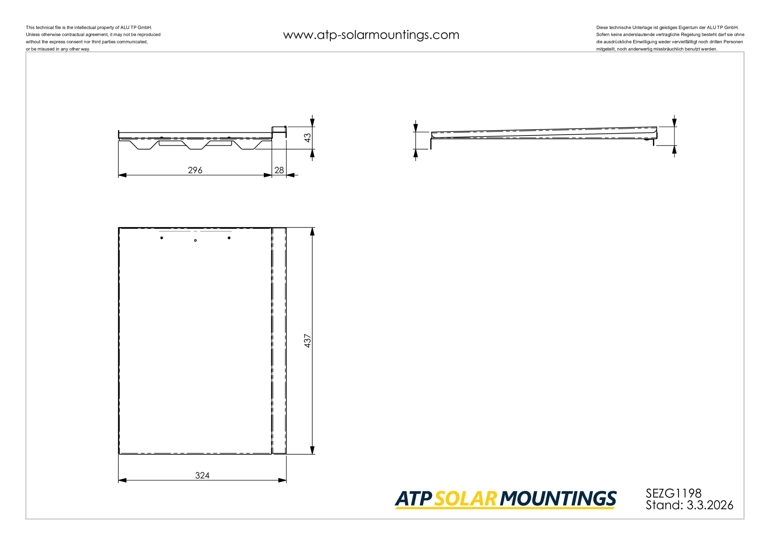 This picture shows a replacement tile the roof tile Markant.