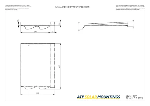 This picture shows a replacement tile the roof tile Donau.