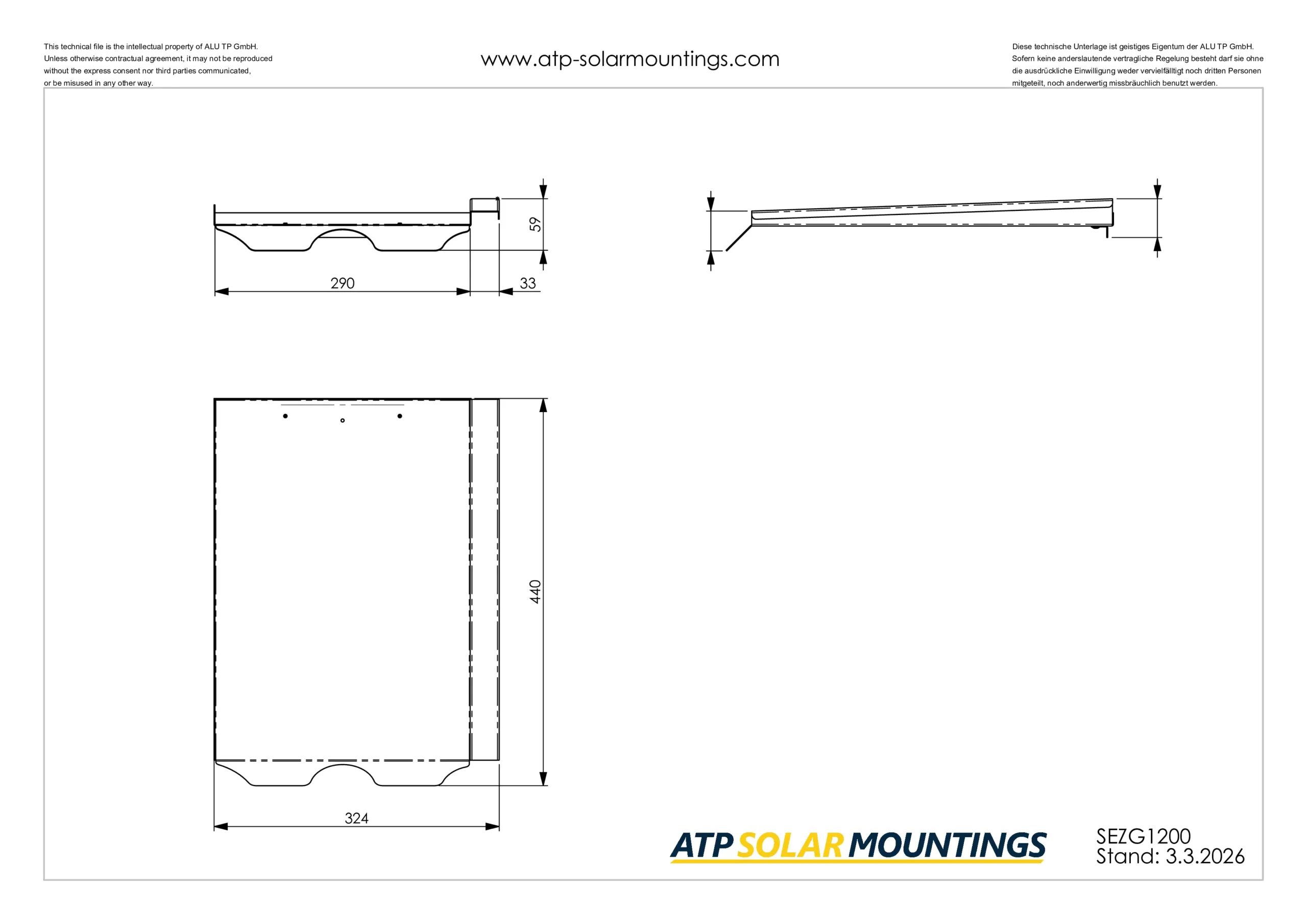 This picture shows a replacement tile for Frankfurter Pfanne roof tiles.